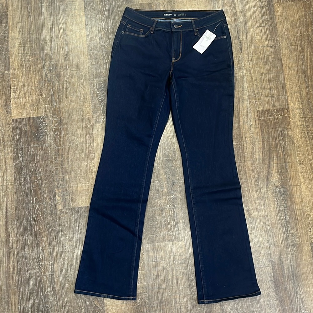 Old Navy Kicker Boot Cut jeans size 10 long NWT